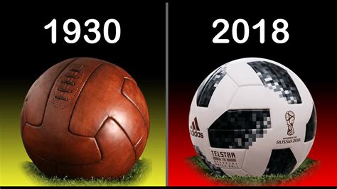 The Evolution Of Football Balls 1930 2018 World Cup Balls Youtube