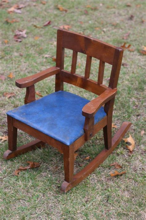 Great savings & free delivery / collection on many items. Vintage Children's Rocking Chair, Nursery Chair, Wooden ...