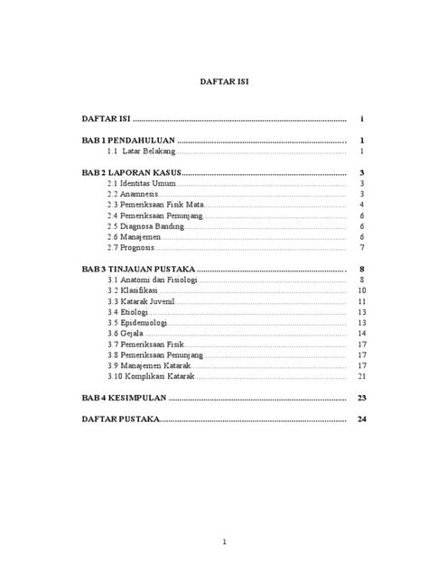 Cara Membuat Daftar Isi Untuk Laporan Pkl Membuat Info Gambaran