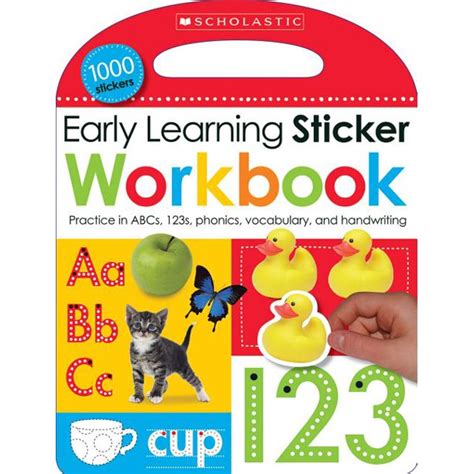 Scholastic Early Learners Early Learning Sticker Workbook Scholastic