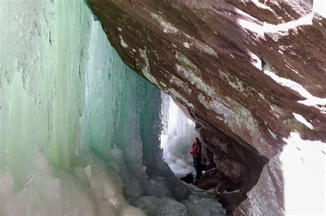 You Can Visit Stunning Ice Caves Hidden Beside A Quiet Lake In Ontario