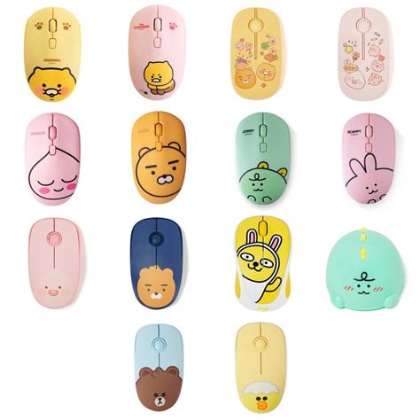 Sardine7ykuk5i Kakao Line Friends Wireless Mouse Collection Official