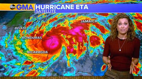 Extremely Dangerous Hurricane Eta Forecast To Make Landfall In Central