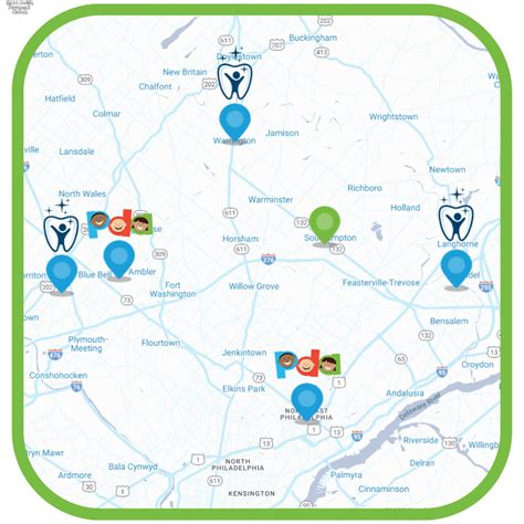 Pda Map 6 Pediatric Dental Associates