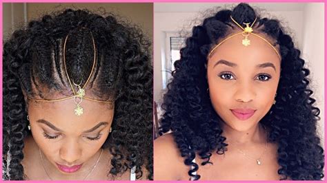 Cute Protective Style Ethiopian Habesha Braids On 4c Natural Hair