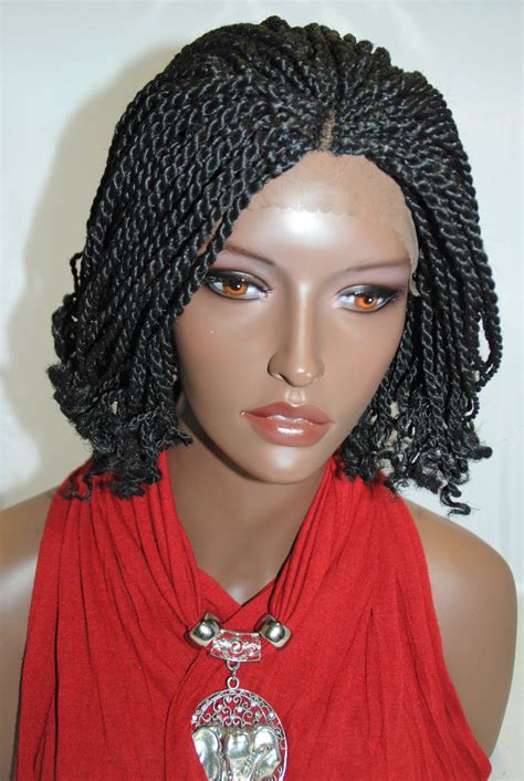 Braided Lace Front Wig Kinky Twists 1b On Storenvy