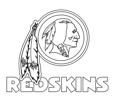 Washington Redskins Coloring Pages Learny Kids
