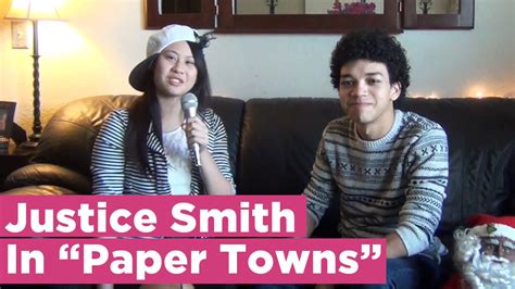 American actor justice smith is known for the leading role of pokemon detective pikachu. Justice Smith on "Paper Towns"! - YouTube
