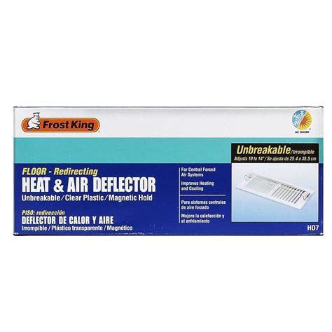 Stop dust from accumulating on the ceiling tiles surrounding. Frost King Heat and Air Deflector-HD7 - The Home Depot
