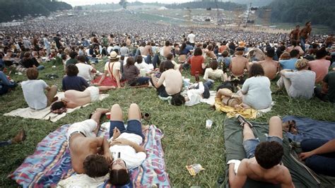 Woodstock 1969 Sexe Musique Et Météo Les Echos