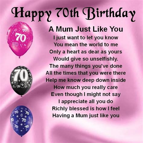 70th birthday jewelry for mom jewelry is a wonderful gift for any occasion, and a milestone birthday like this calls for a special necklace. Personalised Coaster - Mum Poem - 70th Birthday Design ...