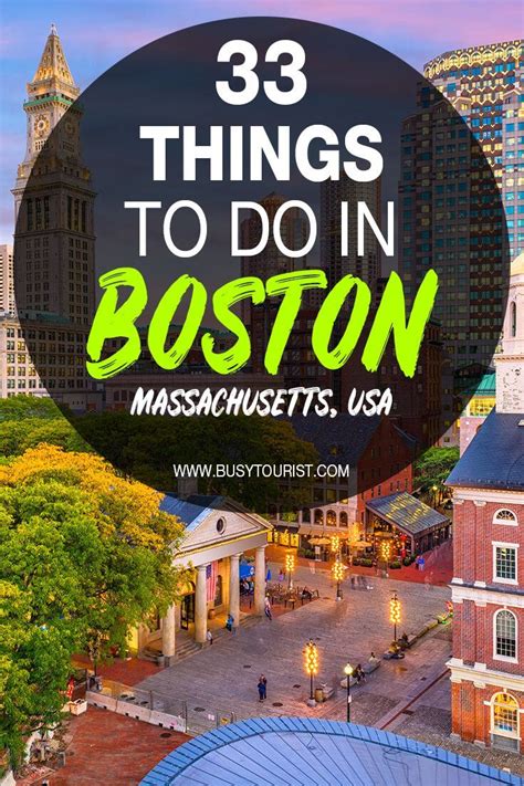 33 Best And Fun Things To Do In Boston Massachusetts Boston Things To Do Boston Travel