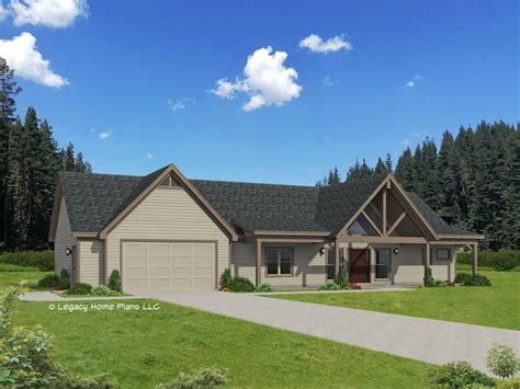 ranch style house plan 2 beds 2 baths 1600 sq ft plan 932 740