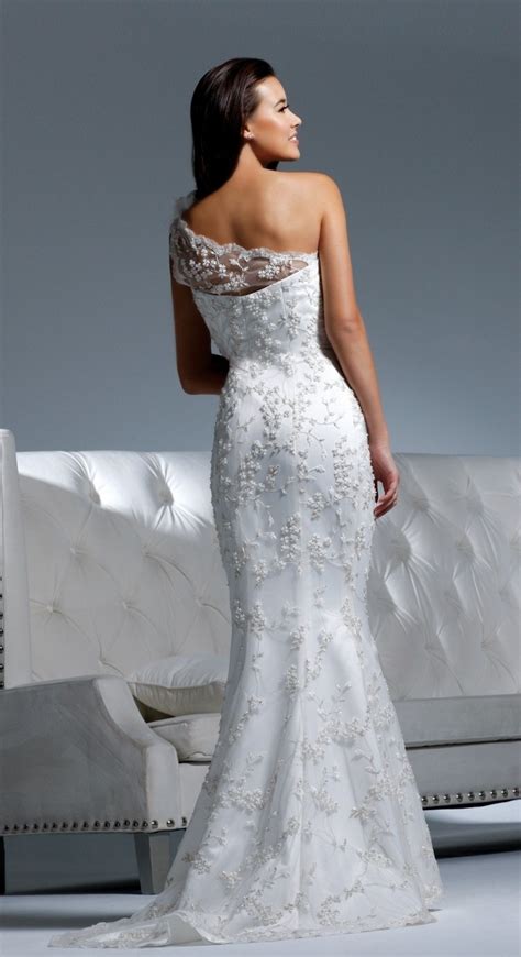Picture Of Chic And Romantic One Shoulder Wedding Dresses
