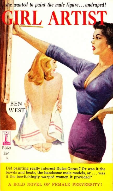 Pulp International Various Vintage Bookcovers Featuring Artists And Models