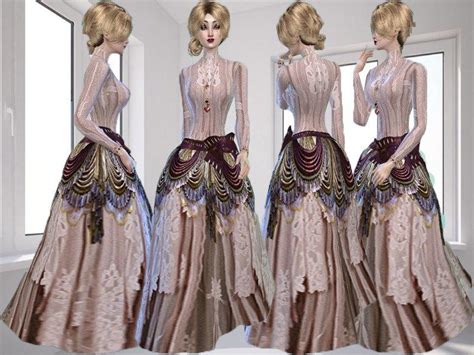 Victorian Lace Gown Mesh Needed The Sims 4 Catalog Victorian Lace