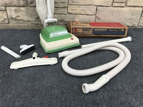 Mid Century Hoover Convertible Upper Right Vacuum Cleaner W Tools