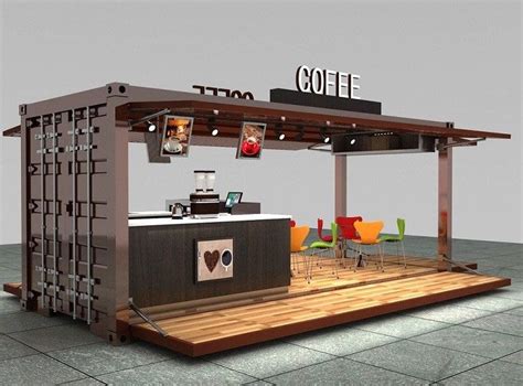 Outdoor Coffee Kiosk Kiosk Design Cafe Interior Design Container Cafe