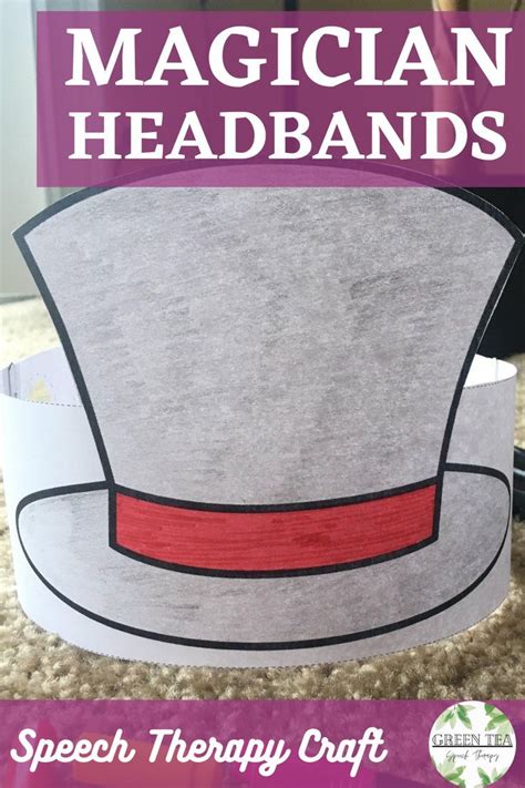Use This Magic Themed Craft To Make Magicians Hat Headbands With Your