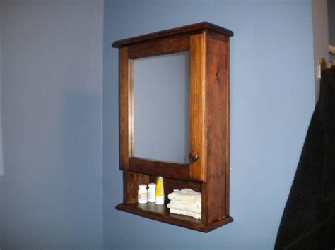 If you need more storage space in your bathroom, try this simple woodworking project to give you an extra place need more than just a mirror in a small or half bath? Wall Mounted Medicine Cabinet No Mirror | Medicine ...