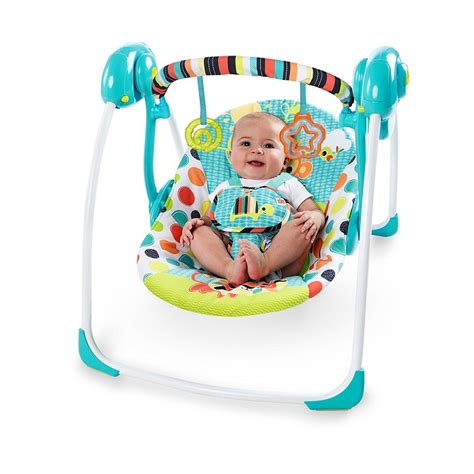 Bright Starts Kaleidoscope Safari Portable Swing Best Buy