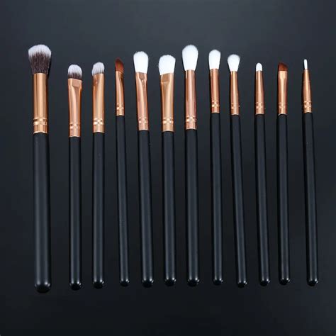 12pcs eye makeup brush kit eyeshadow powder eyeliner blending brushes eye shadow brushes set for
