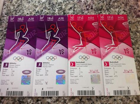 London 2012 Olympics First Image Of Olympic Ticket Designs Tweeted By