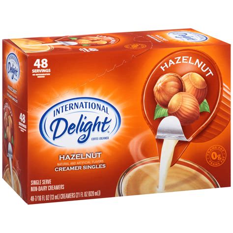 International Delight Hazelnut Creamer 48 Ct 2 Pack