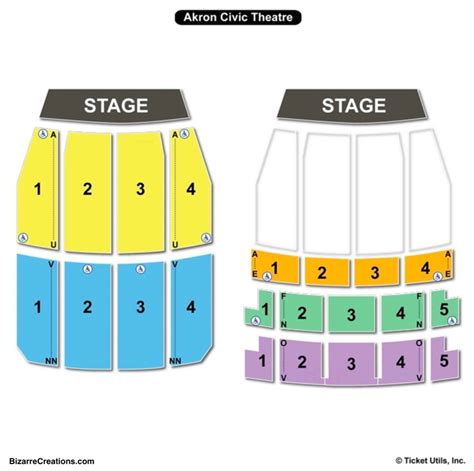 Akron Civic Theatre Seating Chart Seating Charts And Tickets