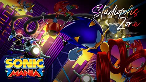 Sonic Mania Studiopolis Zone Remix Youtube