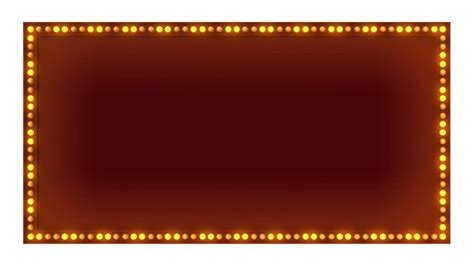 Marquee Light Board Sign Retro On Stock Footage Video 100 Royalty