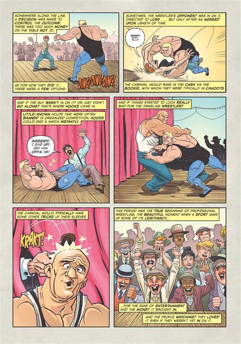 The Comic Book Story Of Professional Wrestling Preview Pages Aubrey Sitterson