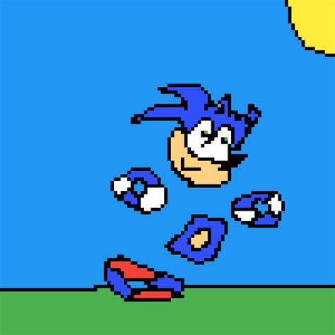 Pixilart Sonic Running  By Teamtoaster101