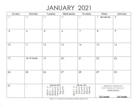 Pdf Calendar Template 2021 Monthly And Yearly Free Printable Calendar