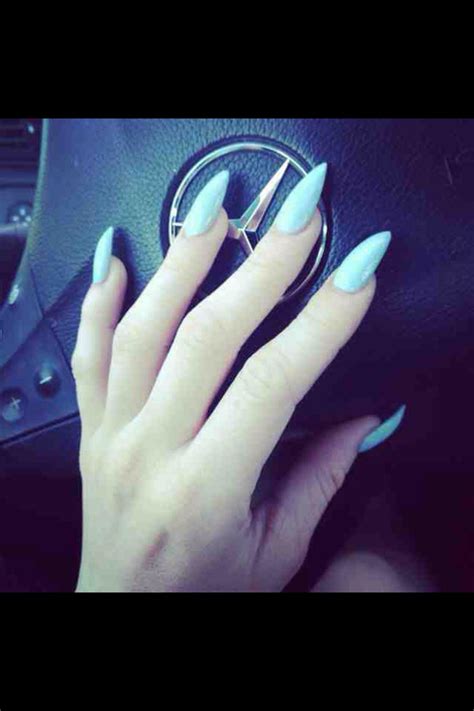Baby Blue Stiletto Nails Pictures Photos And Images For Facebook