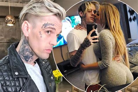 Aaron Carter Gets Girlfriend Melanie Martins Name Tattooed On His Face