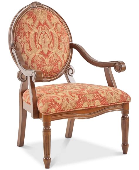 Coaster spiral pattern accent chair with wood legs. Furniture Rory Fabric Royal Burgundy Oval Back Accent ...