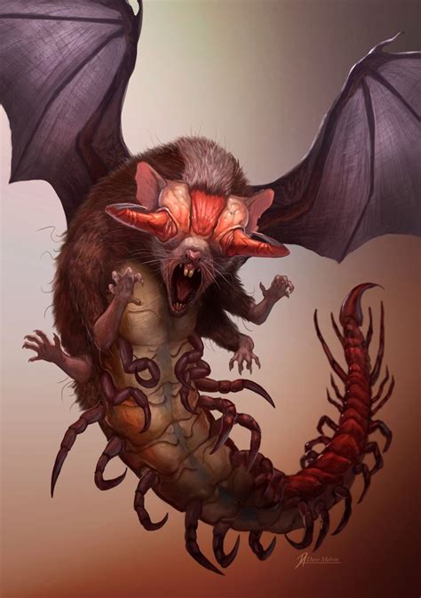 Artstation Hellish Hybrids Dave Melvin Creature Concept Art Monster Concept Art Monster Art