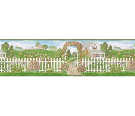 Garden Wallpaper Border 48013