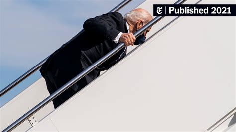 Biden Doing 100 Percent Fine After Tripping While Boarding Air Force