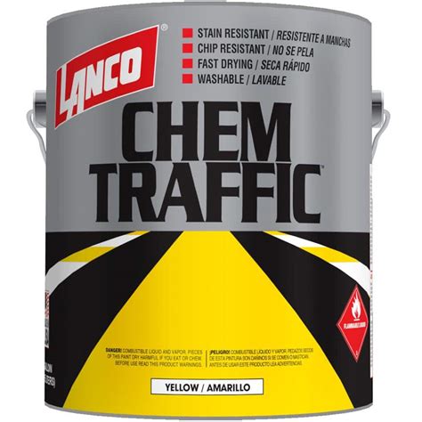 Lanco Chem Traffic 1 Gal Yellow Paint Ct401 4 The Home Depot