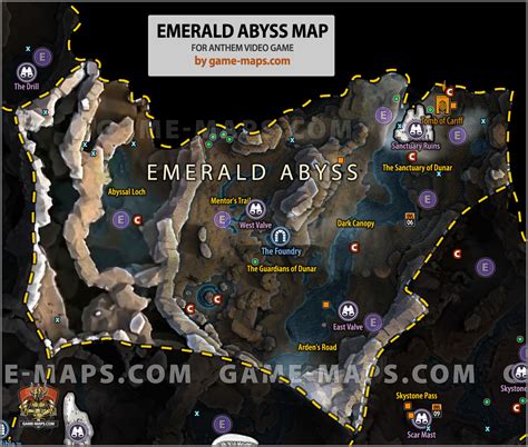 Emerald Abyss Map Anthem Game Game