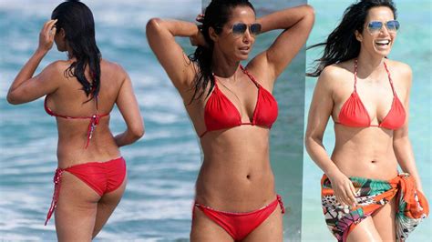 Red Hot Padma Lakshmi Shows Off Her Bikini Body In Miami