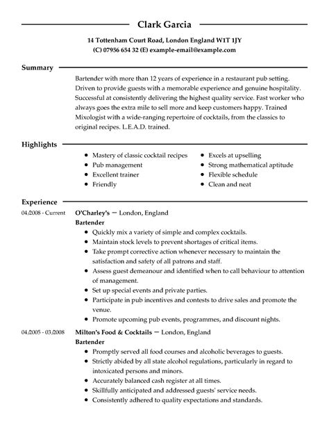 Amazing Culinary Resume Examples To Get You Hired Livecareer