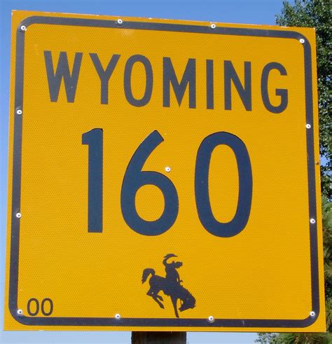 Wyoming State Highway 160 Sign Fort Laramie Wyoming Flickr