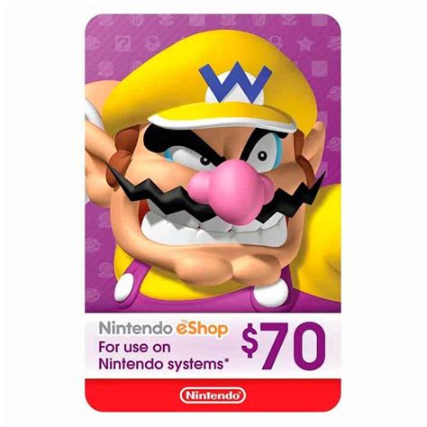 Nintendo eshop digital cards are redeemable only through the nintendo eshop on the nintendo switch, wii u, and nintendo 3ds family of systems. Gift Card Nintendo eShop $70 - CYBER GAMES EMANUEL