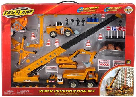 Fast Lane Super Construction Playset Uk Toys And Games