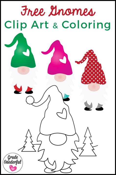 Free Printable Gnome Applique Pattern