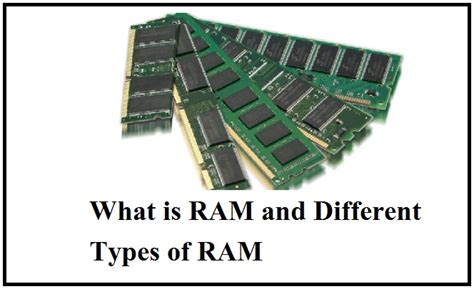What Is Ram And Different Types Of Ram Hartron Exam