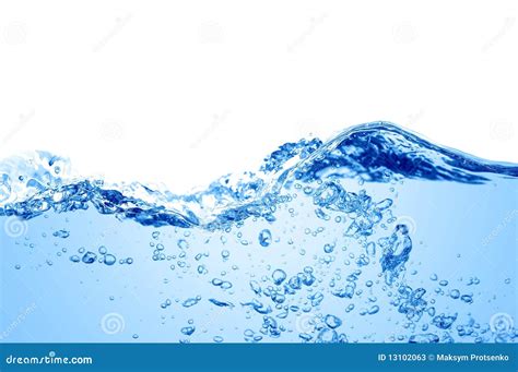 Clear Blue Water Waves Stock Image Image Of Spray Fluidity 13102063